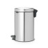 Кош за смет с педал Brabantia NewIcon 12L, Matt Steel Fingerprint Proof Кош за смет с педал Brabantia NewIcon 12L, Matt Steel Fingerprint Proof - Баня и почистване