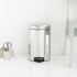 Кош за смет с педал Brabantia NewIcon 12L, Brilliant Steel, метална кофа Кош за смет с педал Brabantia NewIcon 12L, Brilliant Steel, метална кофа - Баня и почистване