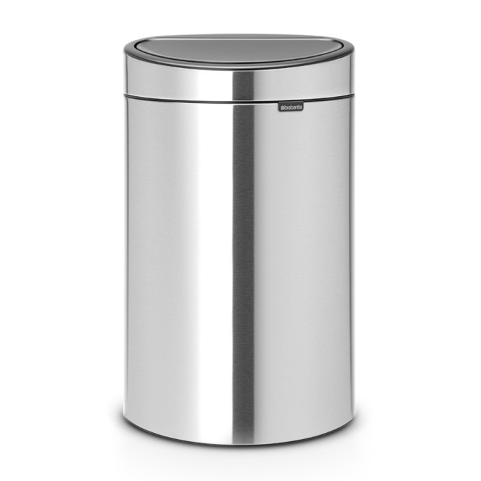 Кош за смет Brabantia Touch Bin New Recycle 23+10L, Matt Steel Fingerprint Proof Кош за смет Brabantia Touch Bin New Recycle 23+10L, Matt Steel Fingerprint Proof - Баня и почистване