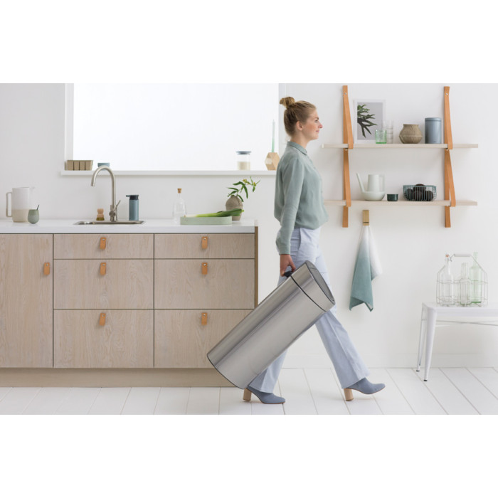 Кош за смет Brabantia Touch Bin New 40L, Matt Steel - Баня и почистване