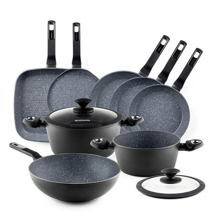 Тенджера Brabantia Rock 20cm 2.4L с капак Тенджера Brabantia Rock 20cm 2.4L с капак - Кухня