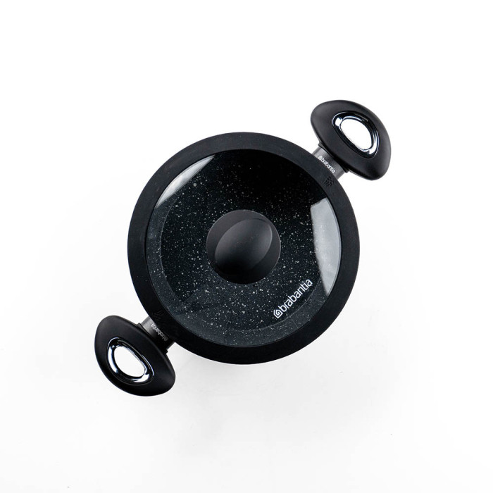 Тенджера Brabantia Rock 20cm 2.4L с капак Тенджера Brabantia Rock 20cm 2.4L с капак - Кухня