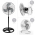 Вентилатор на стойка 18''Muhler FM-8138D 3в1, 70W, индустриален, на стойка, стена, под Вентилатор на стойка 18''Muhler FM-8138D 3в1, 70W, индустриален, на стойка, стена, под - Електроуреди