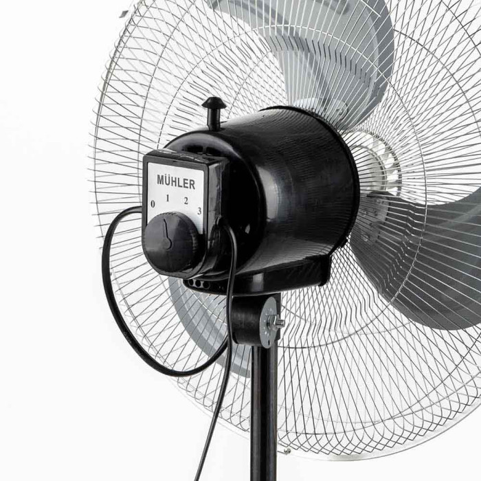 Вентилатор на стойка 18''Muhler FM-8138D 3в1, 70W, индустриален, на стойка, стена, под Вентилатор на стойка 18''Muhler FM-8138D 3в1, 70W, индустриален, на стойка, стена, под - Електроуреди