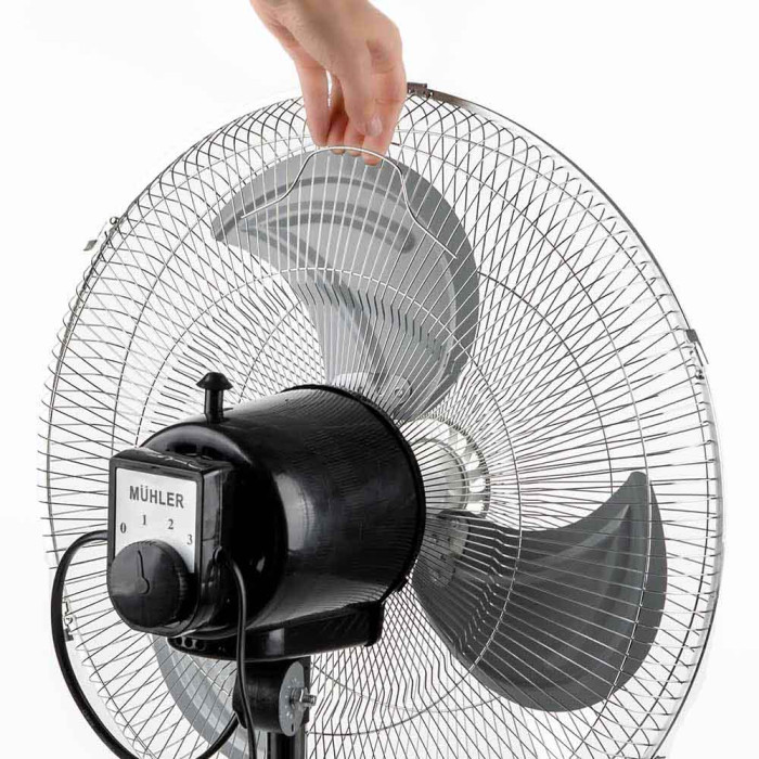 Вентилатор на стойка 18''Muhler FM-8138D 3в1, 70W, индустриален, на стойка, стена, под Вентилатор на стойка 18''Muhler FM-8138D 3в1, 70W, индустриален, на стойка, стена, под - Електроуреди