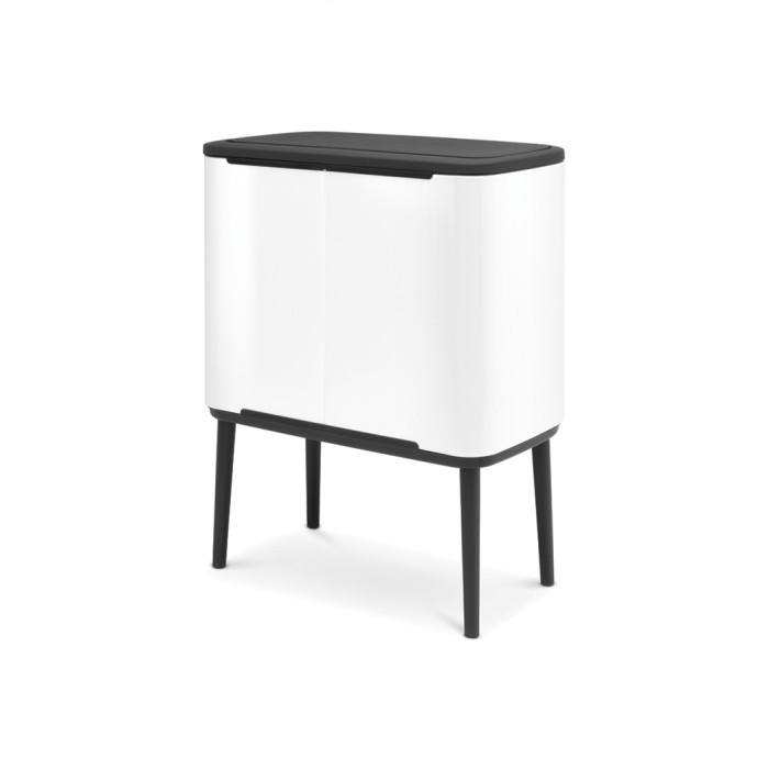 Кош за смет Brabantia Bo Touch 11/23L, White - Баня и почистване