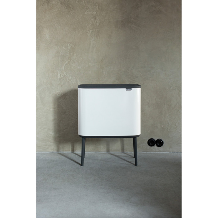Кош за смет Brabantia Bo Touch 11/23L, White - Баня и почистване