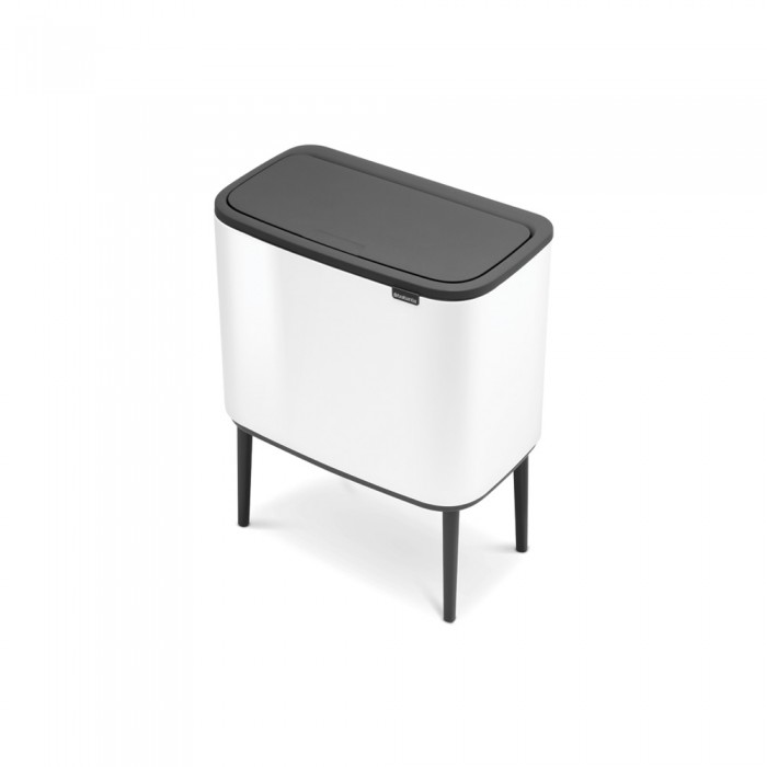 Кош за смет Brabantia Bo Touch 3x11L, White - Баня и почистване