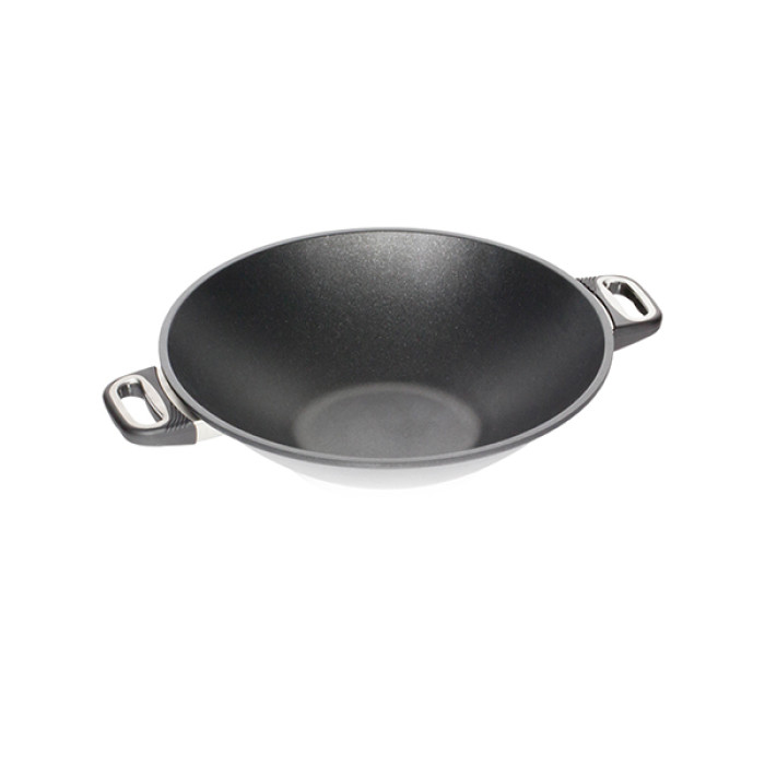 Уок тиган AMT 36cm, височина 9cm, 4.3L, две дръжки Уок тиган AMT 36cm, височина 9cm, 4.3L, две дръжки - Кухня