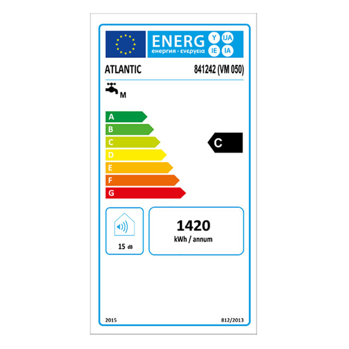 Електрически бойлер Atlantic, Steatite Turbo 50 литра, 2100 W, сух керамичен нагревател - 841242 Електрически бойлер Atlantic, Steatite Turbo 50 литра, 2100 W, сух керамичен нагревател - 841242 - Бойлери