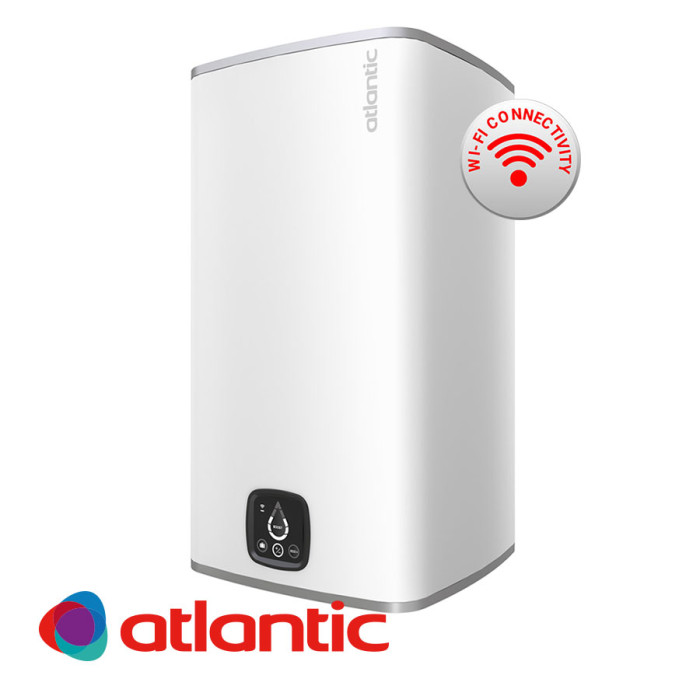 Бойлер Atlantic Steatite CUBE Wi-Fi 75 литра бял 854028 Бойлер Atlantic Steatite CUBE Wi-Fi 75 литра бял 854028 - Битови бойлери за дома