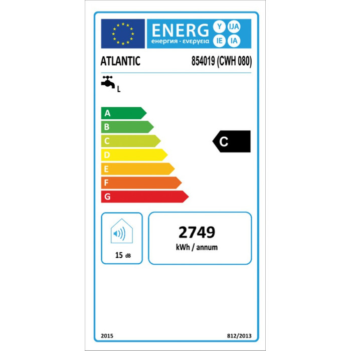 Електрически бойлер със серпентина Atlantic Combi O’Pro 80 литра Електрически бойлер със серпентина Atlantic Combi O’Pro 80 литра - Бойлери