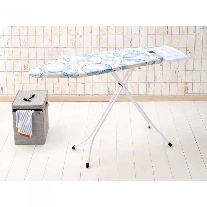 Маса за гладене Brabantia C 124x45cm с поставка за парогенератор, PerfectFlow Bubbles Маса за гладене Brabantia C 124x45cm с поставка за парогенератор, PerfectFlow Bubbles - Баня и почистване