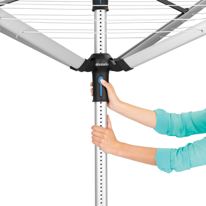 Външен простор Brabantia Lift-О-Matic Advance 60m, котва за бетониране, калъф, торба за щипки - Баня и почистване