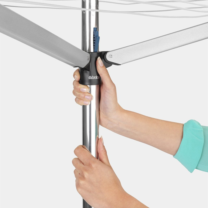 Външен простор Brabantia Essential 40m, котва за бетониране Външен простор Brabantia Essential 40m, котва за бетониране - Баня и почистване