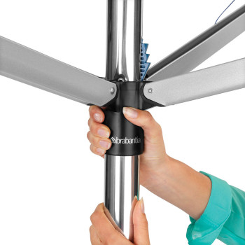 Външен простор Brabantia TopSpinner 60m, метален шиш за вкопаване