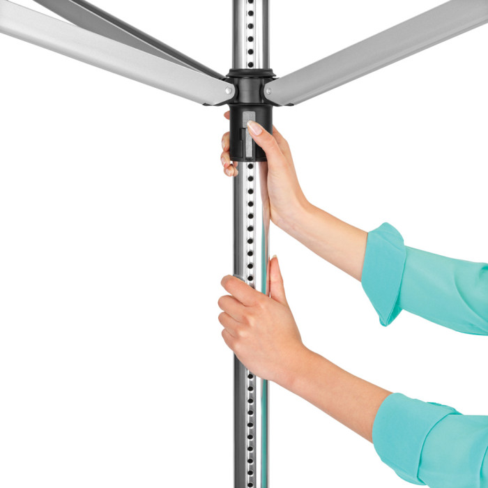 Външен простор Brabantia Lift-O-Matic 50m, метален шип за вкопаване и калъф - Баня и почистване