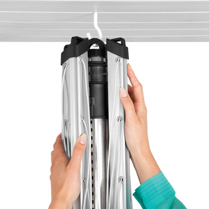 Външен простор Brabantia Lift-O-Matic 50m, метален шип за вкопаване и калъф - Баня и почистване