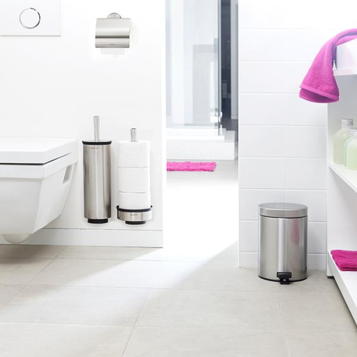 Държач за тоалетна хартия Brabantia ReNew Brilliant Steel Държач за тоалетна хартия Brabantia ReNew Brilliant Steel - Баня и почистване