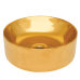 Умивалник за плот KOS INVENA TREND 42 см, кръгла, златен