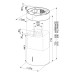 Островен аспиратор Faber CYLINDRA ISOLA PLUS GLOSS EV8 WH A37 ELN - Бял