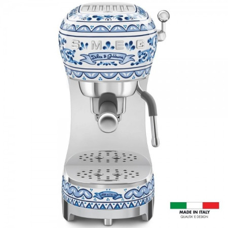 Еспресо кафемашина SMEG ECF02DGBEU с дизайн на Dolce & Gabbana, 50's Style, 15 бара, 1350 W