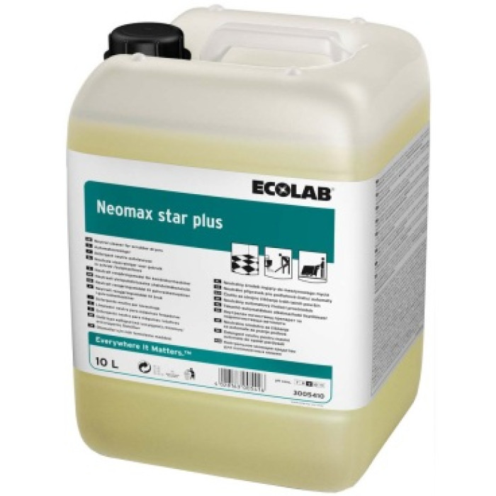 Почистващ препарат за машини ECOLAB Neomax star plus 10л. Почистващ препарат за машини ECOLAB Neomax star plus 10л. - Консумативи