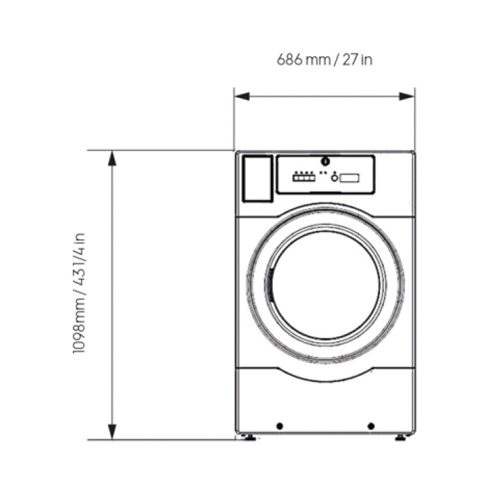ПРОФЕСИОНАЛНА СУШИЛНЯ ELECTROLUX TE1220E ПРОФЕСИОНАЛНА СУШИЛНЯ ELECTROLUX TE1220E - Професионални сушилни