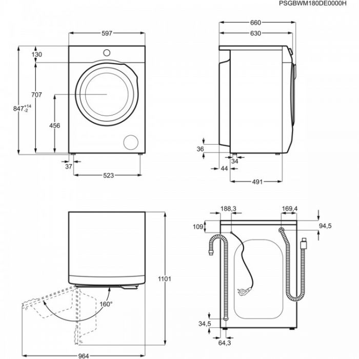 Пералня AEG L9FBB49B Пералня AEG L9FBB49B - Перални