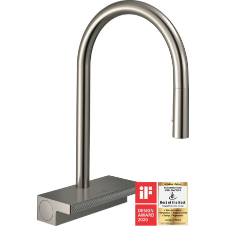 Смесител за кухня Hansgrohe Aquno Select M81-H170, Stainless Steel Finish, pull-out spray, 3jet, sBox