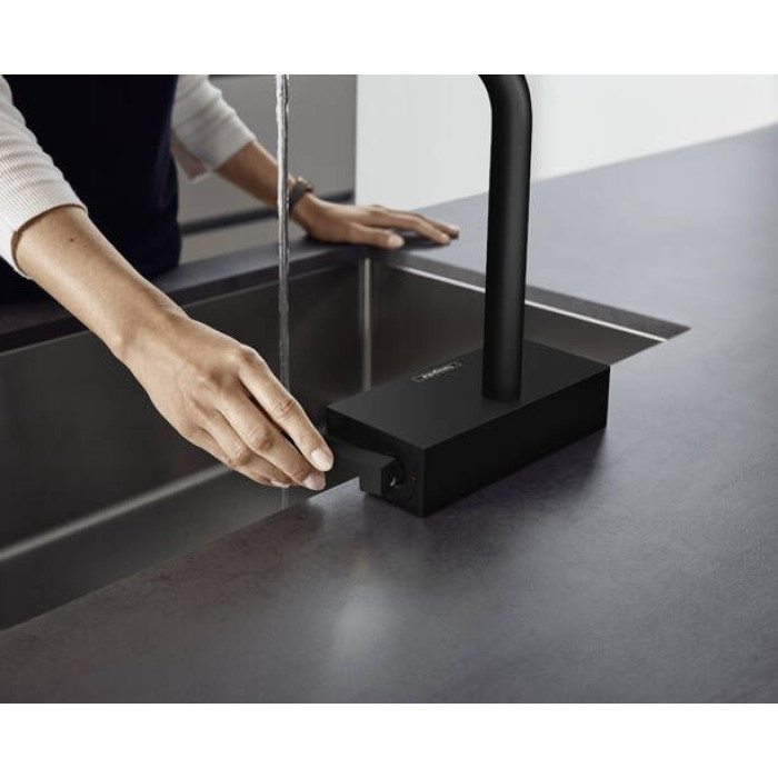 Смесител за кухня hansgrohe Aquno Select M81-H250 matt black - Смесители