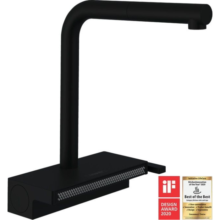 Смесител за кухня hansgrohe Aquno Select M81-H250 matt black - Смесители