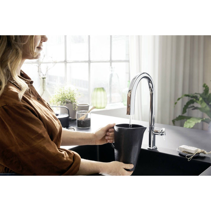 Смесител за кухня Hansgrohe Aqittura M91-H210, pull-out, chrome Смесител за кухня Hansgrohe Aqittura M91-H210, pull-out, chrome - Смесители