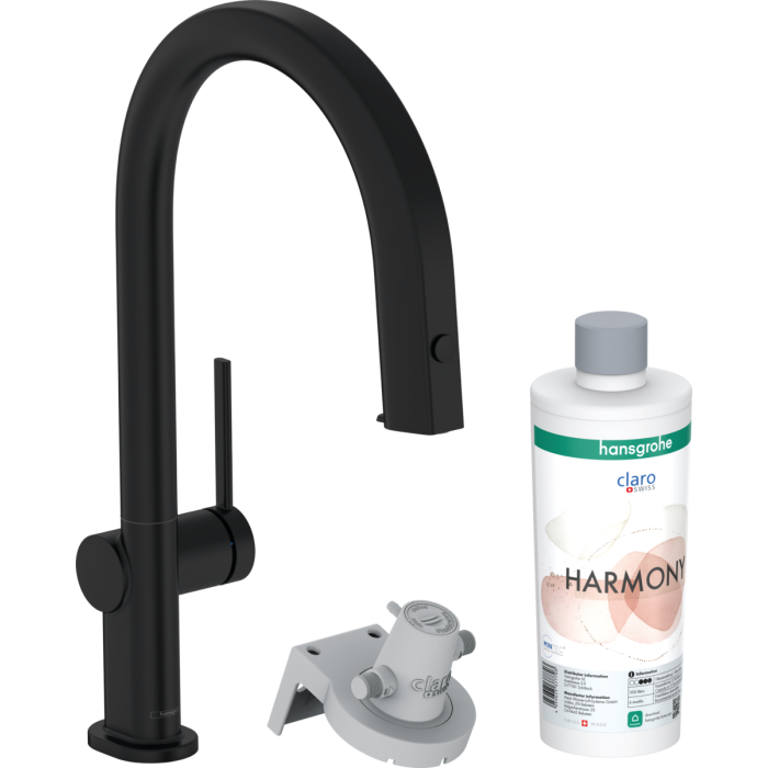 Смесител за кухня Hansgrohe Aqittura M91-H210, matt black, pull-out, sBox Смесител за кухня Hansgrohe Aqittura M91-H210, matt black, pull-out, sBox - Смесители