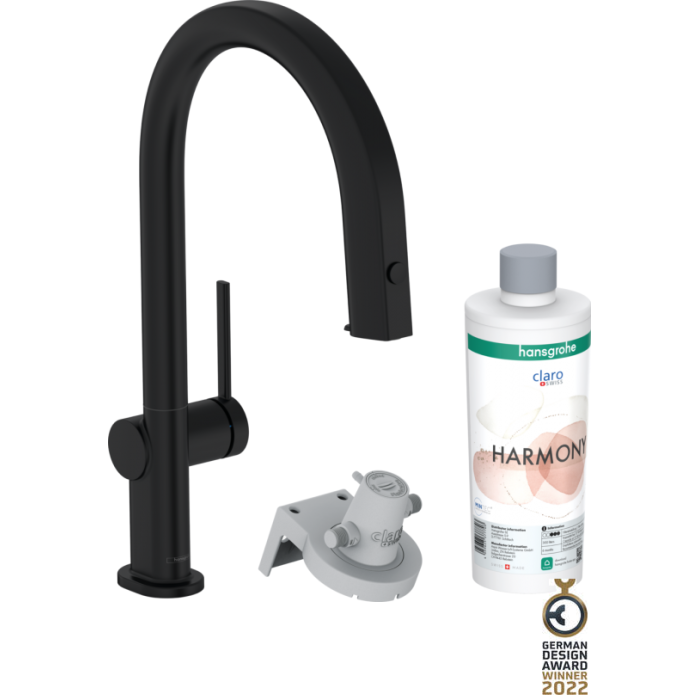 Смесител за кухня Hansgrohe Aqittura M91-H210, matt black, pull-out, sBox Смесител за кухня Hansgrohe Aqittura M91-H210, matt black, pull-out, sBox - Смесители