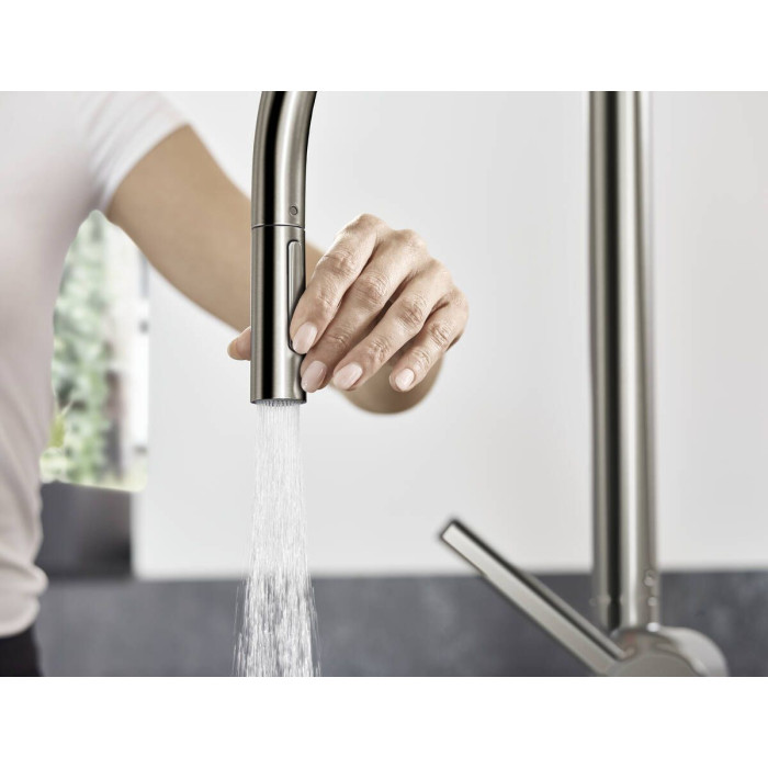 Смесител за кухня hansgrohe MS54-H210, 2jet, pull-out spray, sBox Смесител за кухня hansgrohe MS54-H210, 2jet, pull-out spray, sBox - Смесители