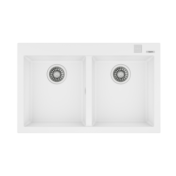 Мивка Teka ForSquare 2B 790 TG БЯЛА