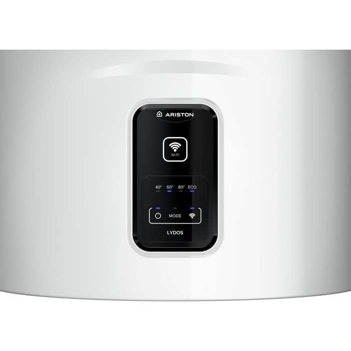 Бойлер Ariston Lydos WIFI 80 V 1,8K EN EU, вертикален, 100л, 1.8kW, управление през интернет Бойлер Ariston Lydos WIFI 80 V 1,8K EN EU, вертикален, 80л, 1.8kW, управление през интернет - Бойлери
