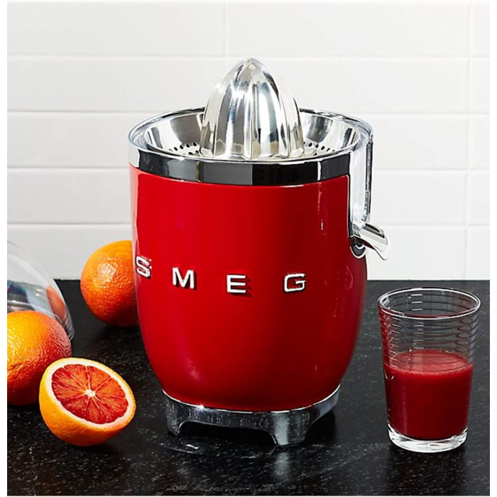 50's Style Цитрус преса в червено SMEG CJF01RDEU - Малки домакински уреди