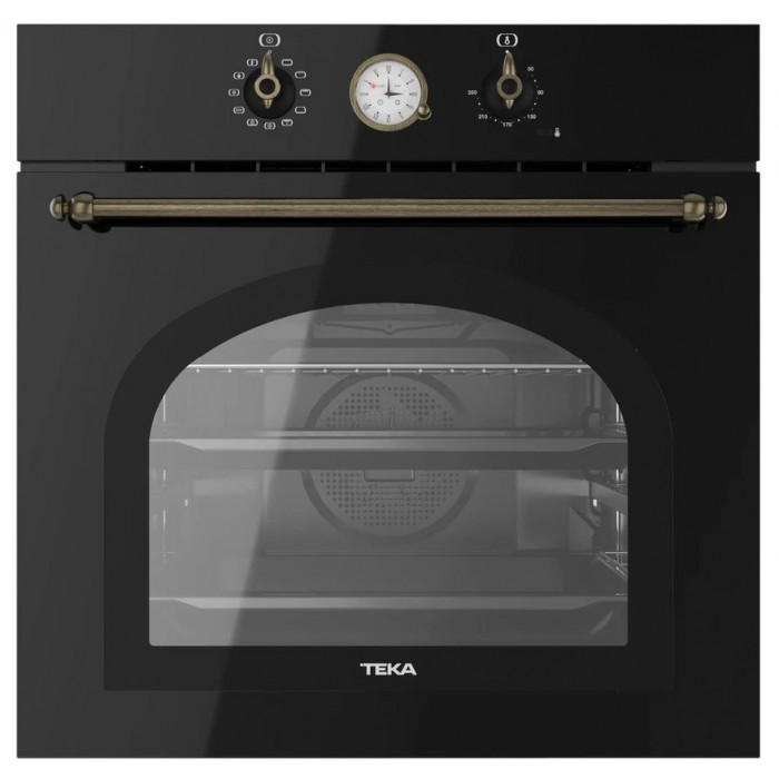 Мултифункционална фурна Teka с 10 функции с ретро дизайн HRB 6300 АНТРАЦИТ / МЕСИНГ - Уреди за вграждане