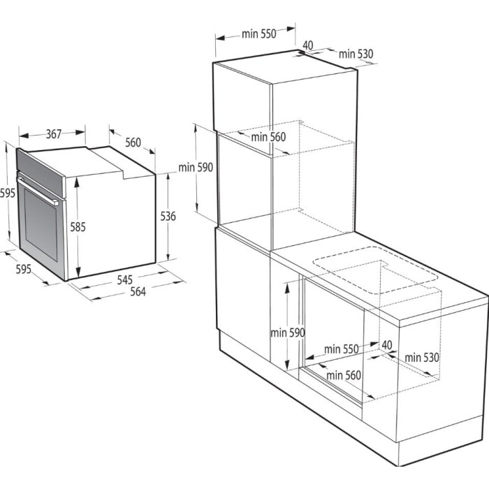 Фурна Gorenje BPS6737E03X Фурна Gorenje BPS6737E03X - Фурни за вграждане