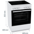 ГОТВАРСКА ПЕЧКА GORENJE GEC6A41WC ГОТВАРСКА ПЕЧКА GORENJE GEC6A41WC - Стъклокерамични печки