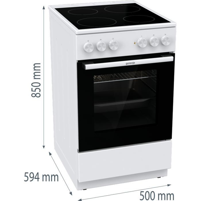 ГОТВАРСКА ПЕЧКА GORENJE GEC5A61WG ГОТВАРСКА ПЕЧКА GORENJE GEC5A61WG - Стъклокерамични печки