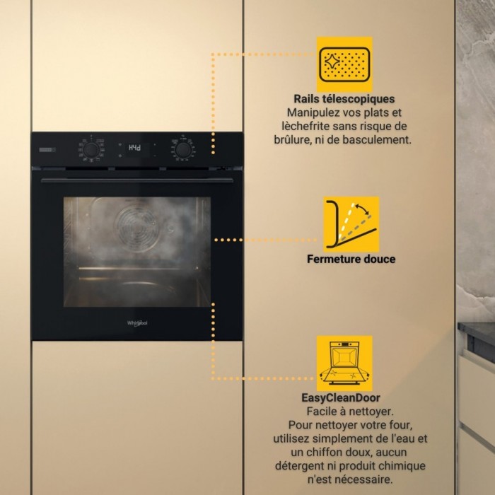 Фурна за вграждане WHIRLPOOL OMSK58RU1SB Фурна за вграждане WHIRLPOOL OMSK58RU1SB - Фурни