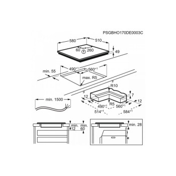 Индукционен пло AEG IKE64441IB - Плотове