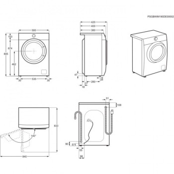 Перална машина Electrolux EW6SM426WE