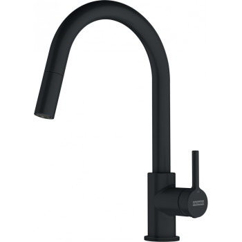 СМЕСИТЕЛ FRANKE LINA PULL OUT Black Matte
