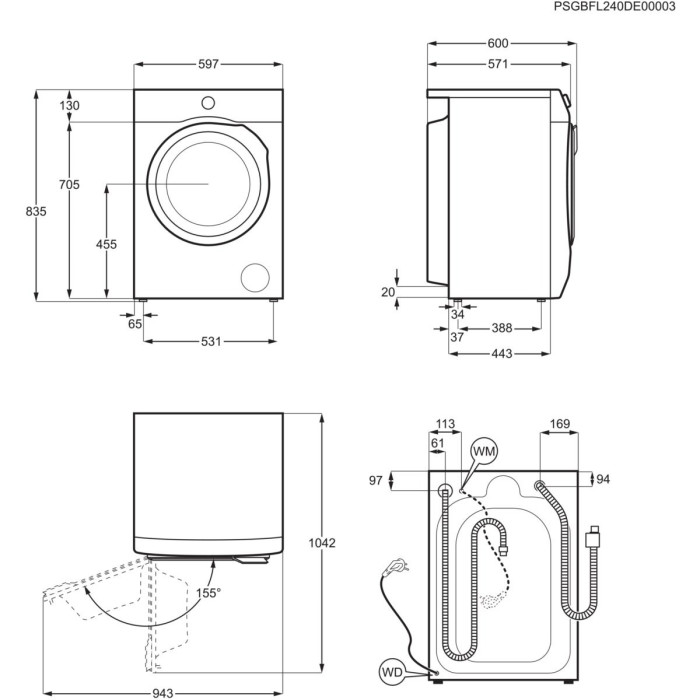 Пералня със сушилня Electrolux EW7W5697QE - UniversalDose Пералня със сушилня Electrolux EW7W5697QE - UniversalDose - Свободностоящи уреди