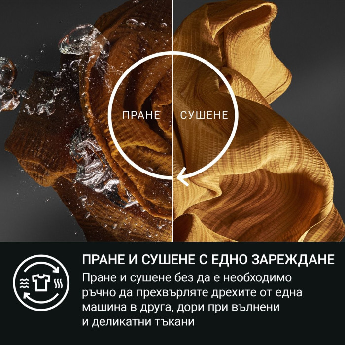 Пералня със сушилня AEG LWR85066OE - 11KG UNIVERSALDOSE WIFI - Свободностоящи уреди