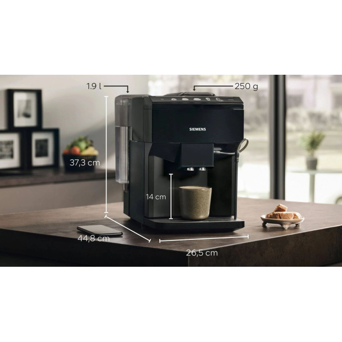 Кафеавтомат Siemens TP511R09 - EQ500 classic, Лъскаво черно Кафеавтомат Siemens TP511R09 - EQ500 classic, Лъскаво черно - Малки домакински уреди